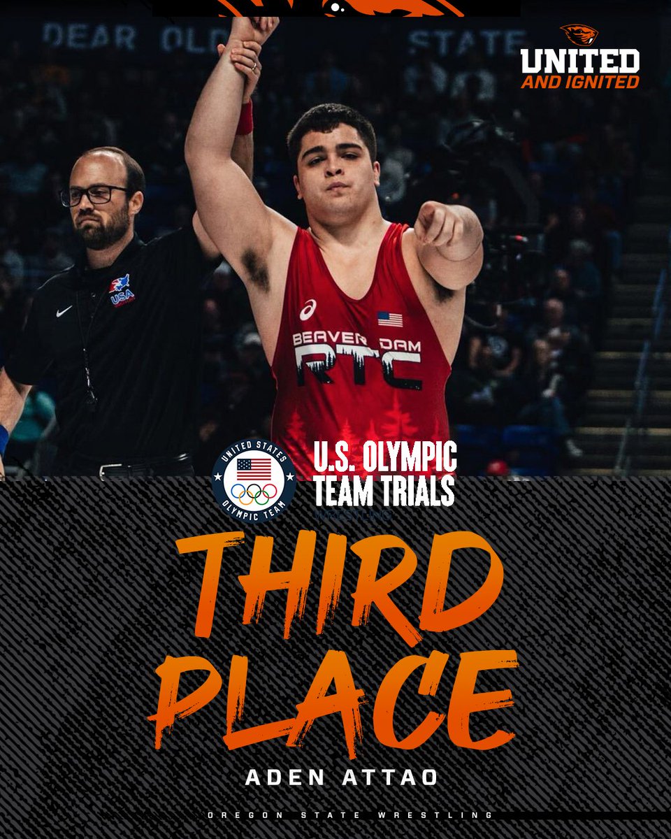 Taking 3⃣rd in the Olympic Trials at 130 kg and clinching a spot on the U.S. Senior National Team is our guy, Aden! #GoBeavs