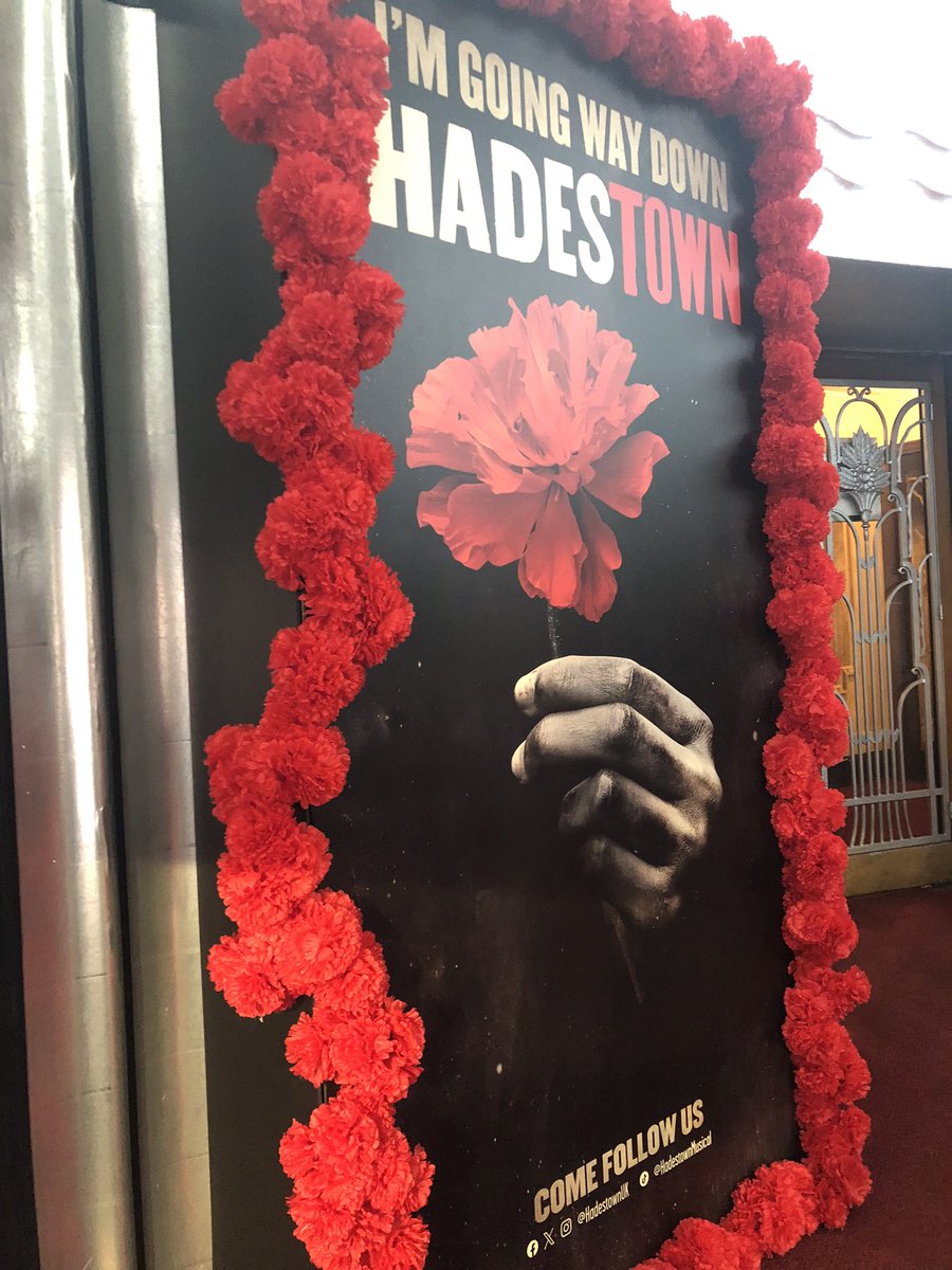 Tallcatkay's tweet photo. Fabulous afternoon seeing @hadestown in London - a musical about which I knew nothing but thoroughly enjoyed. Hermes, Hades. Eurydice and the trombonist were outstanding.
Less enthusiastic about the view from the seat which was unfortunate! https://t.co/3MKRwGNEpb
