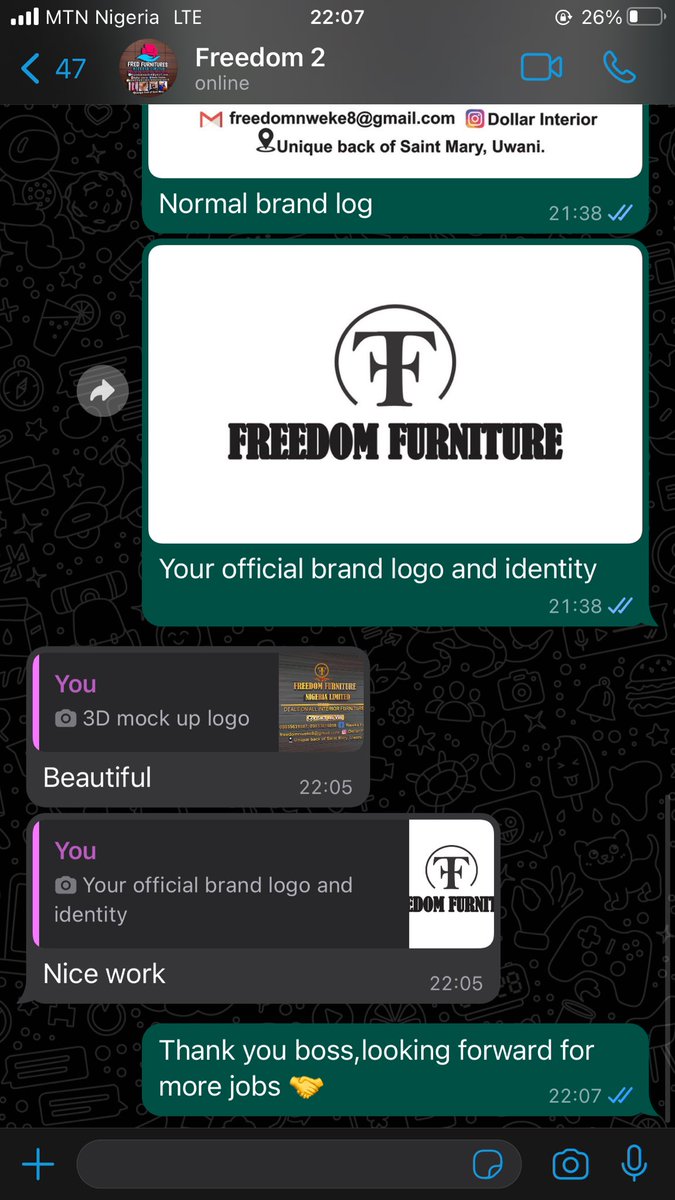 ChiddyEsthy's tweet photo. 3D logo package designed by us 

The package includes:
-3D mock-up logo 
-normal logo 
-Brand official logo and identity (very very important)

All going for 3k
For more enquirers kindly message us on WhatsApp at 08137903584

#frames #giftitems #giftideas #giftshop https://t.co/YECK0kwuKc