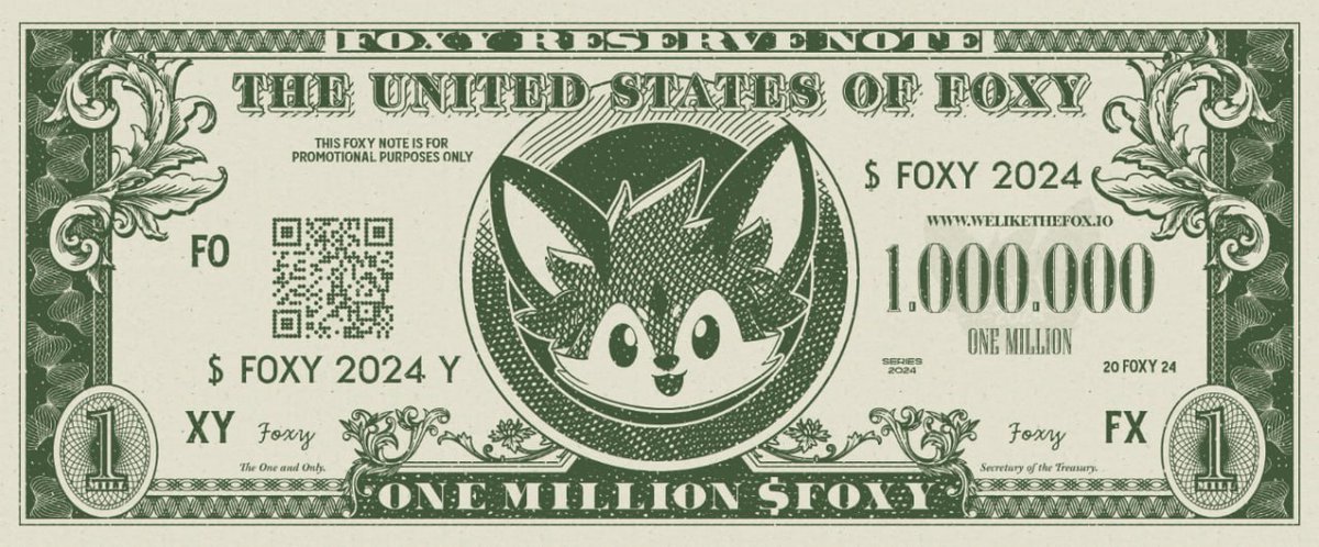 FoxyLinea's tweet photo. Has anyone been able to find any of our $FOXY dollars this week in Dubai? We’ve been making it rain like the Fox of Wall Street 💸 https://t.co/Sw6CgnUXuu
