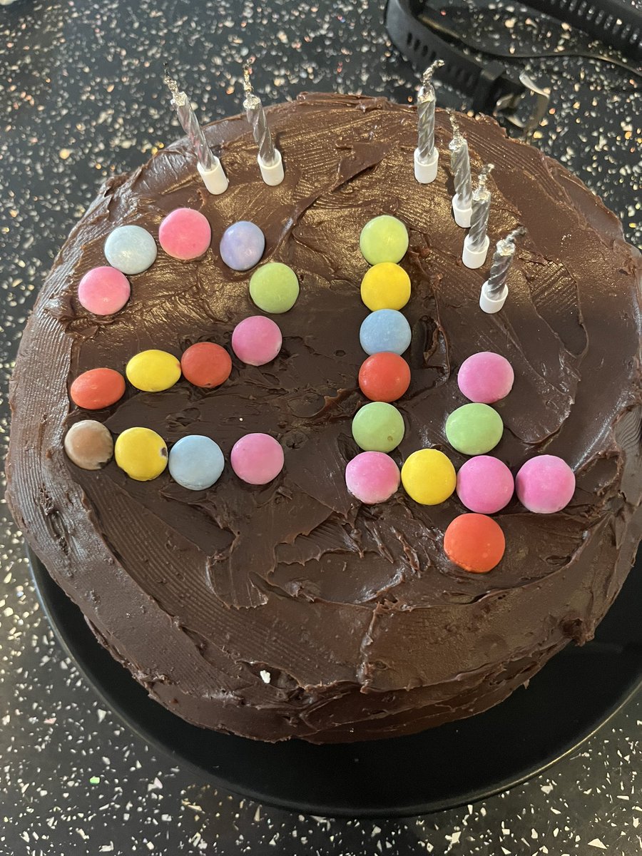 Made my son a birthday cake. It tastes much better than it looks 😂