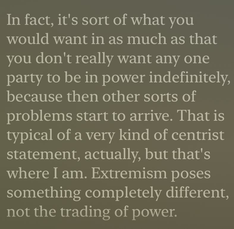 Good politics is when centrists make things worse and worse until half of everyone gets so fucking sick of the smug cunts they would rather everyone died than carry on. 😏