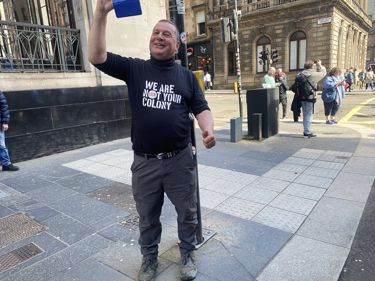 On the march. #ScottishIndependence #BelieveInScotland