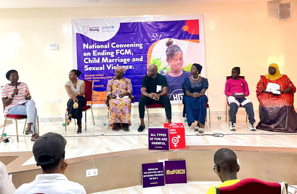 We extend our gratitude to our partner <a href="/UNICEFGambia/">UNICEF The Gambia</a> for funding the national convening. We also thank CSOs, police, govt, children, NAMs, parents, teachers and our panelists for joining us.

Together, we can end all forms of SGBV!

#EndFGM220