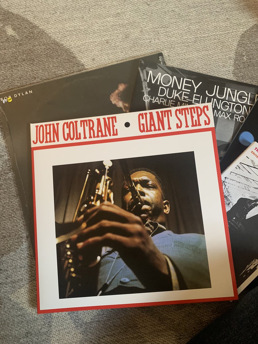 Some lovely birthday gifts! 

#JohnColtrane #SonnyRollins #DukeEllington #BobDylan #Jazz