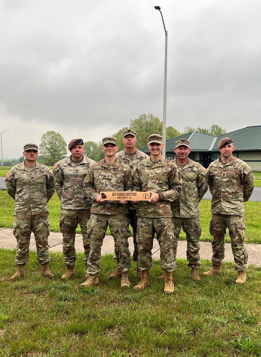 Over the last week, SGT Schubert and SPC Dulansky participated in the Region III Best Warrior Competition. These warriors faced the challenge and excelled; they represented our state with distinction! We are honored to call these Soldiers members of our formation.