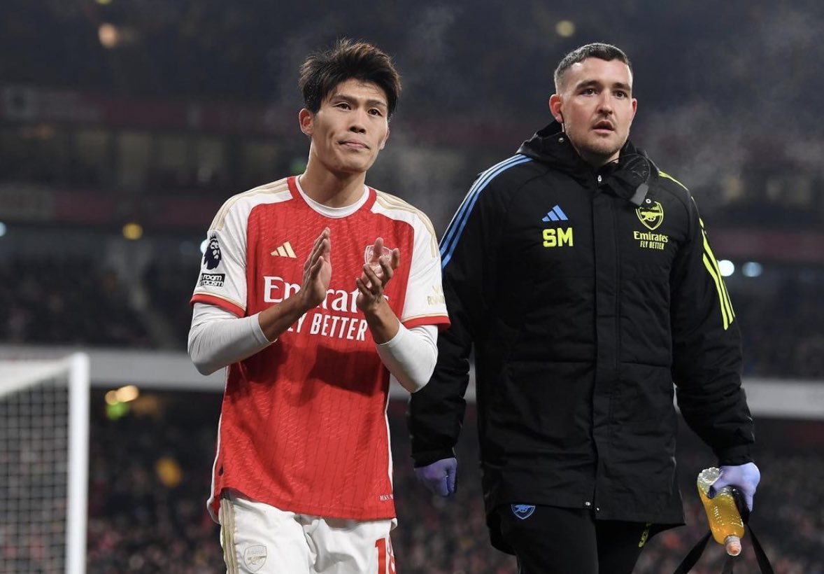 🔴⚪️ 🇯🇵Takehiro Tomiyasu has been left out of Arsenal squad as a precaution after picking up a knock on Wednesday.