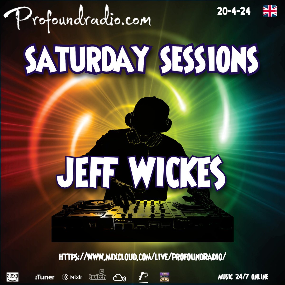 Saturday night gonna sound great on profound radio website player , mytuner-radio.com , mxlr.com and a set from myself 9pm uk time on mixcloud.com/live/ProfoundR… #saturdaynight #saturdayvibes #housemusic #techhousemusic #trance #melodichouse #weareprofound