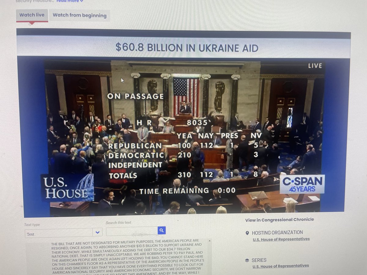 Aid for Ukraine has passed!