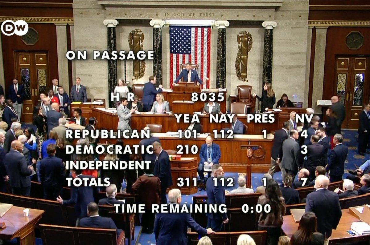 RealJakeBroe's tweet photo. 1:52pm Eastern - Military aid to Ukraine just passed in the House by a vote of 311-112.
The aid bill is done in the House and now goes to the Senate to be voted.
Congratulations to everyone that helped make this happen!! https://t.co/AzaXVlJ82C
