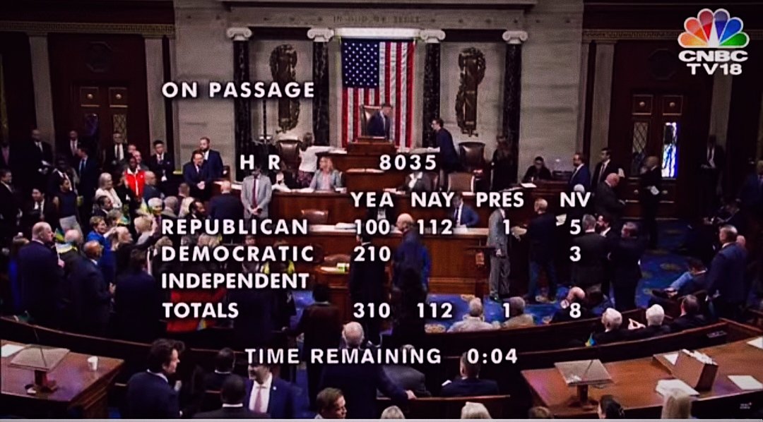 BREAKING: 🇺🇲🇺🇦 The US Senate voted YES and decided to send $61 billion in aid to Ukraine