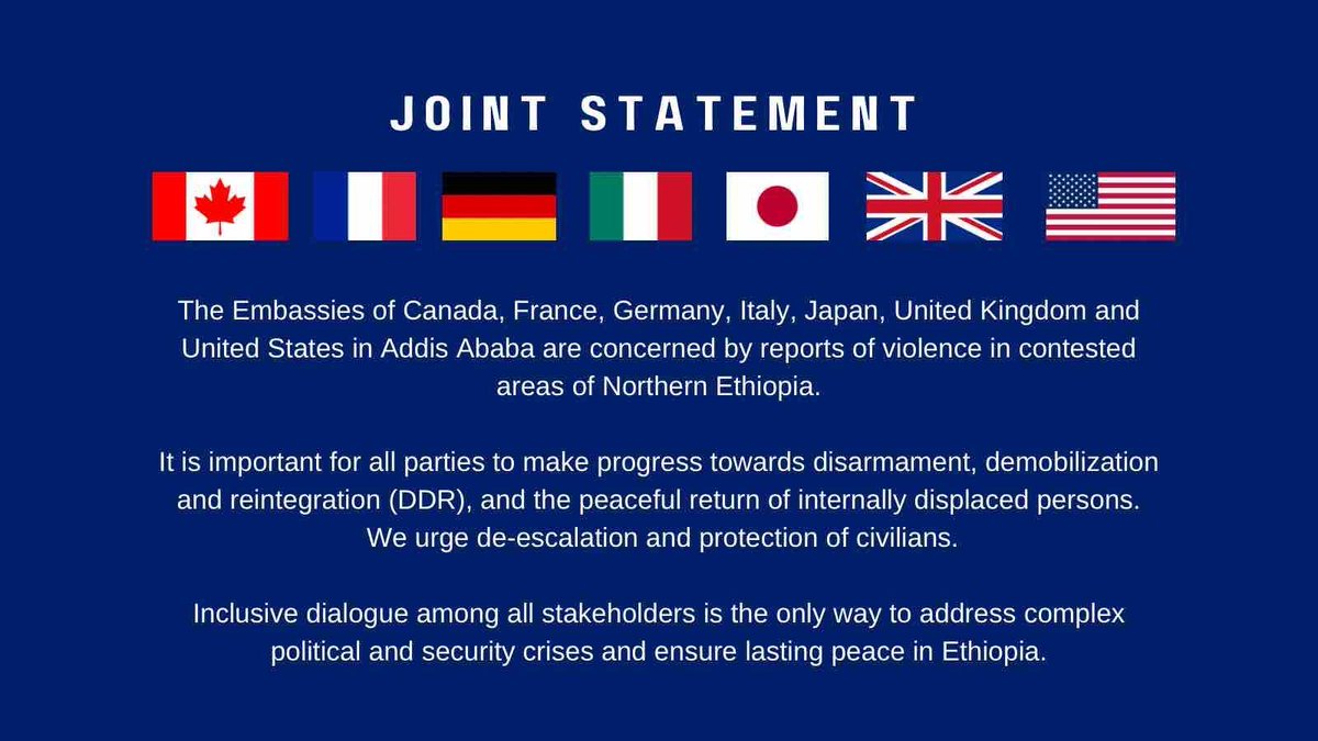 G7 expressed concern over yet another war being cooked by Abiy Ahmed Ali in Alamata. This is his 5th war‼️ #Fano4Freedom #WarOnAmhara #Justice4Ethiopia #Justice4AddisAbaba