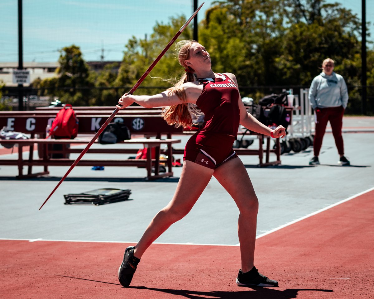 New javelin PR (38.10m) for Sienna Lydon results in a 5th place finish and the ninth farthest throw in program history #cockyandconfident #onecockymind
