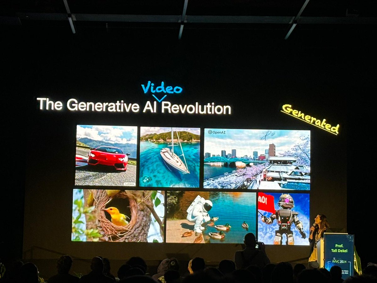 talidekel's tweet image. Thank you @SagivTech for the  opportunity to take part in @IMVC2024, and for keeping our Israeli Vision community live and kicking during these challenging times!