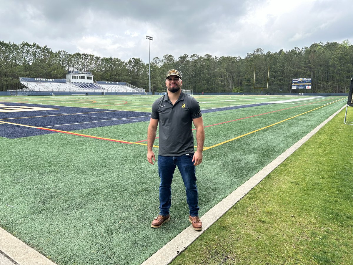 Had a great time at Reinhardt University. Big thanks to <a href="/Coach_JMiller/">James Miller</a> and <a href="/CoachHennes/">Tyler Hennes</a> for having me.