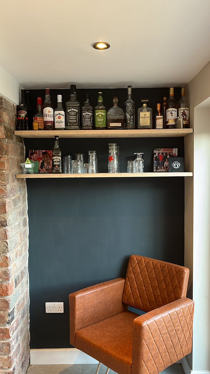 Laura whisky wall finished just need some @thebetterbrown to finish 🥃🥃🥃🥃🥃🥃