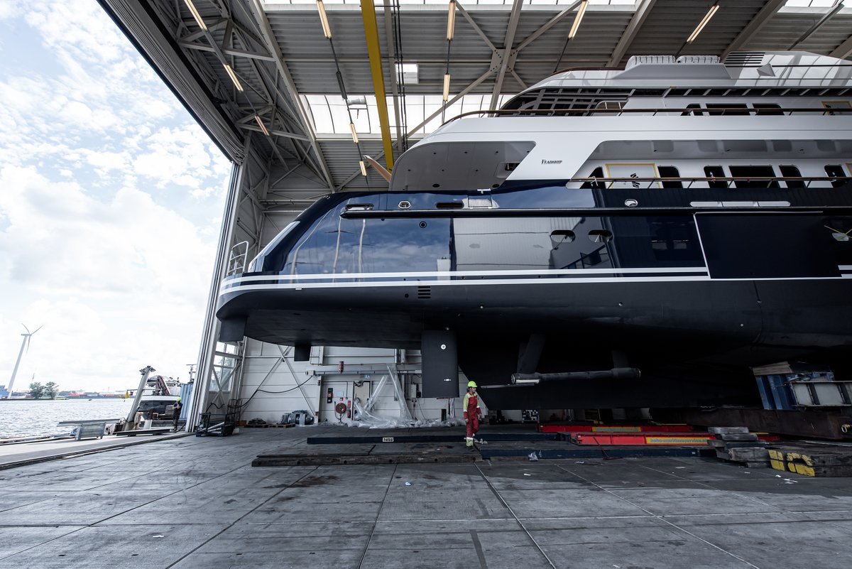 Feadship’s Broadwater was converted and lengthened by Huisfit in Amsterdam. In summary, Huisfit can accommodate any motor or sailing yacht.

Could Huisfit be the smart choice for your project too? huisfit.com/facilities

HUISFIT – REVIVE YOUR DREAM

#conversion #superyachtrefit