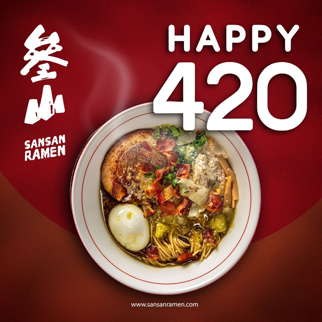 Happy 420! 'Midori' means green—try our :four_leaf_clover: basil-infused green ramen with chicken paitan broth: Sansan Ramen's Midori-san Ramen.⁠
#sansanramen #sansanramenlic #ramennyc #ramenlic #liceats #nycfood #nyc #newyork #longislandcityfoodie #longislandcity