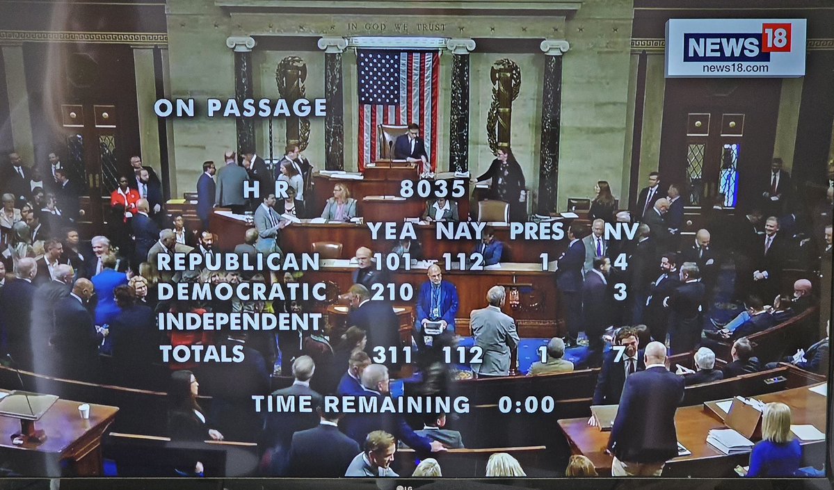 Majority of Republicans voted against the Ukraine bill. What a bunch of fucking losers. The party of Reagan sold its ass to Russia.