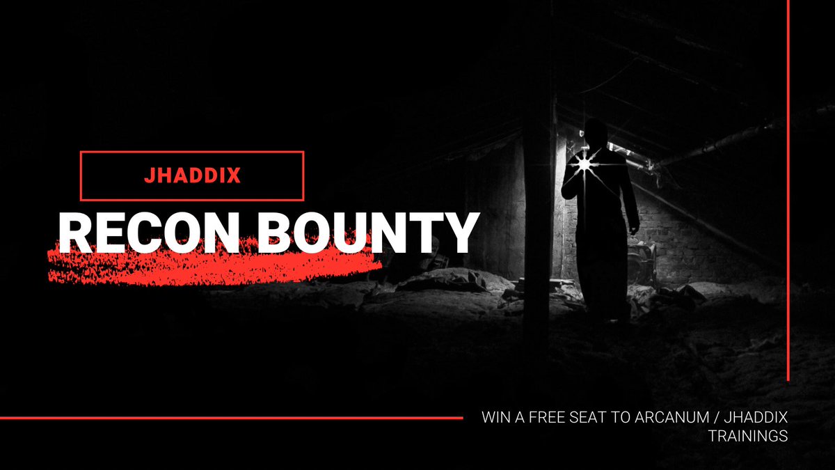 I announced this a few weeks ago but I wanna make it a regular thing :) Introducing the annual “jhaddix recon bounty” forms.gle/fqDeCuL1Wq4J1B… 10 days left to submit!