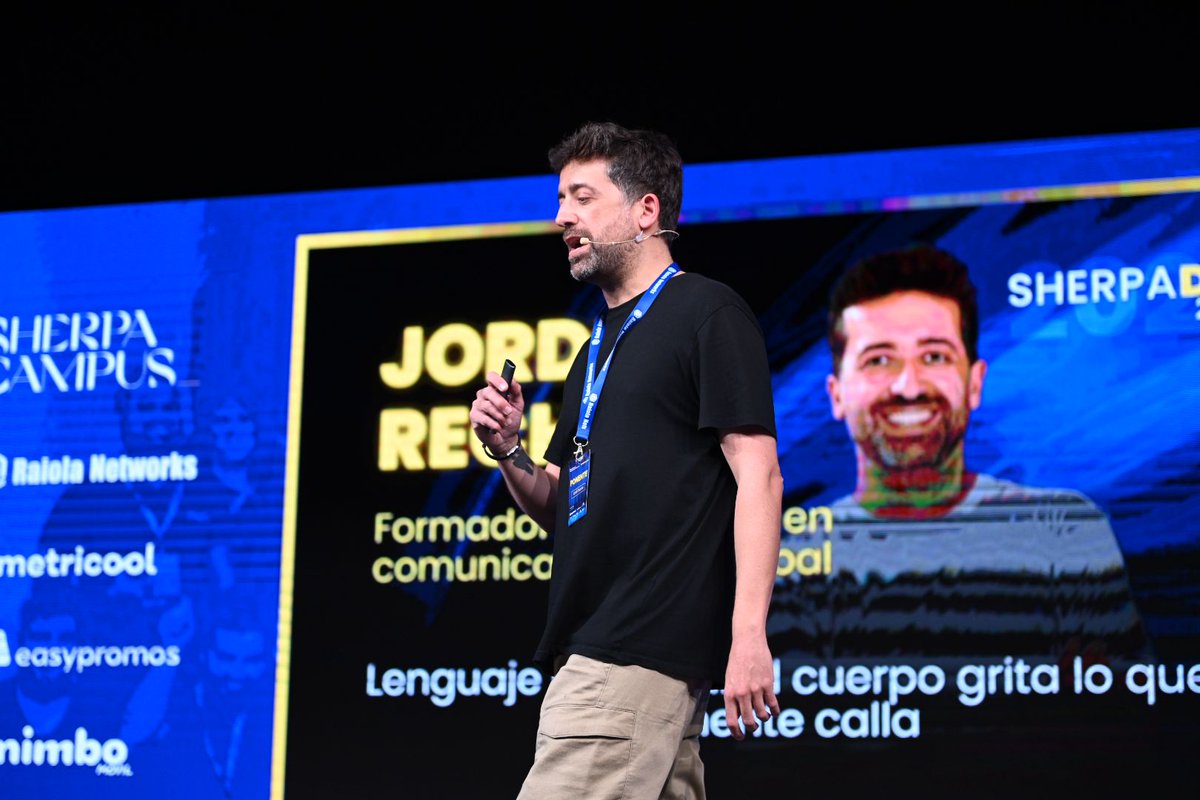 "Cuando negocias fijate en los movimientos de la otra persona y copialos. Las personas se sienten más afines con aquellas que hacen los mismos movimientos" Jordi Reche

#sherpaday24