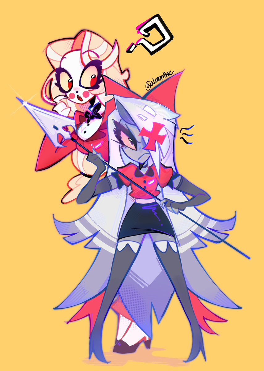 Bodyguard 
#HazbinHotel #chaggie #artmoots