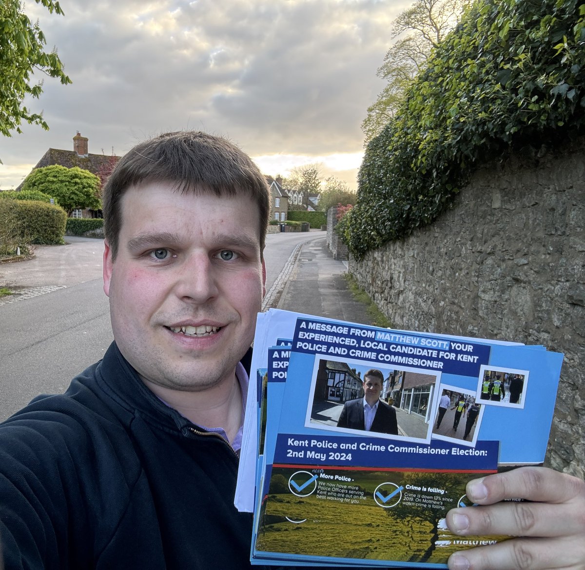 Another Saturday hitting the campaign trail hard, this time for <a href="/matthewinkent/">Matthew Scott PCC</a> and <a href="/TomTugendhat/">Tom Tugendhat</a> across the beautiful Malling villages.