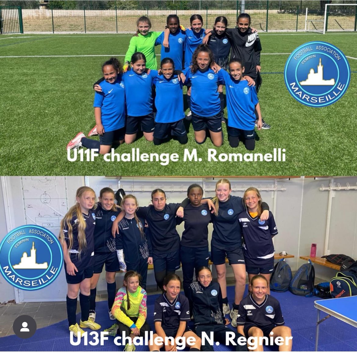 Nos U11F et U13F passent le 1er tour des challenges