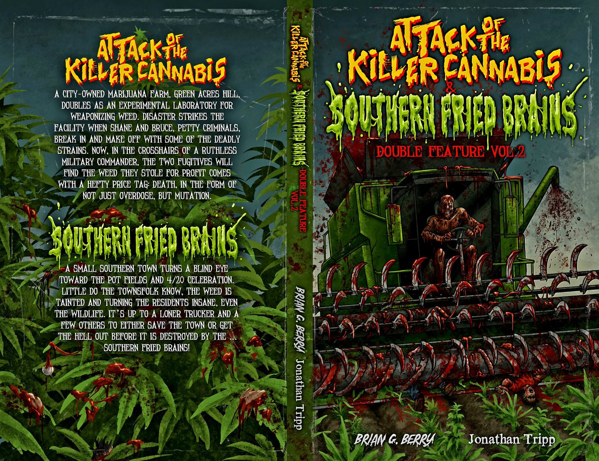 Happy 4/20!! Looking for something like Street Trash, The Crazies, fused with my book Rabid Madness? Well here you go!! ATTACK OF THE KILLER CANNABIS!! link below!! 💀🤘