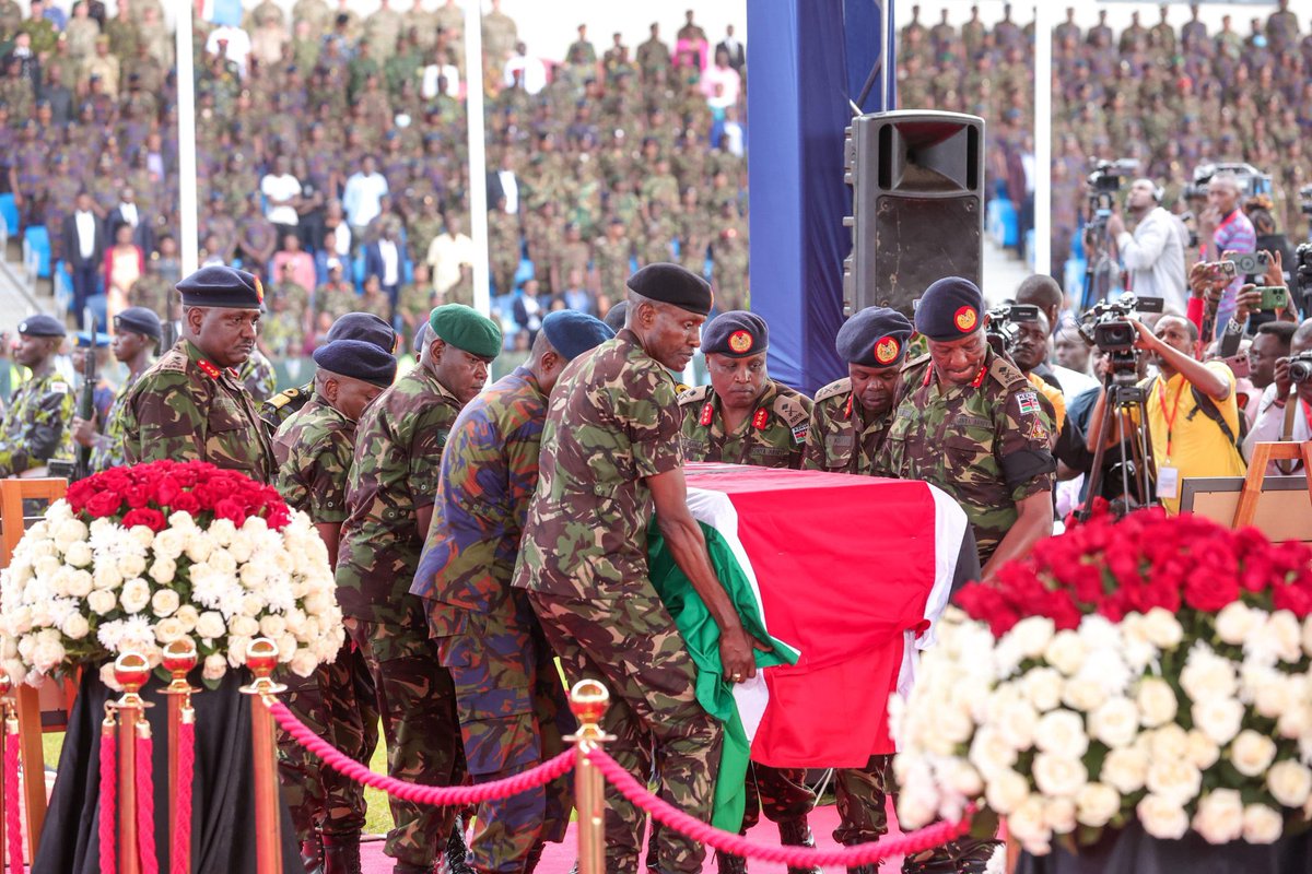 Two of the pallbearers at the memorial service of the late Kenyan Chief of Defence Forces, General Francis Ogolla, are familiar figures in the region.

Major General Jeff Nyagah, the inaugural Force Commander of the East African Community Regional Force, currently serving as the