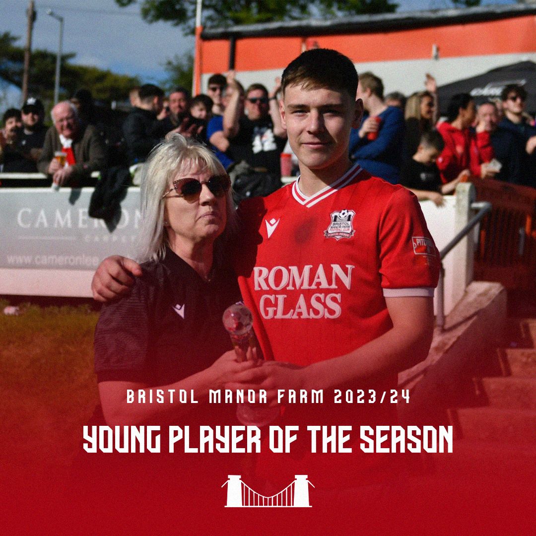 Congratulation to Harry Lucas for winning the Bristol Manor Farm Young Player of the Season award 🏆

Harry's transition from our Under-18 side to the First-Team has been a joy to watch, and we're lucky to have him at The Farm.

"He's one of our own" 🎶 

#UpTheFarm