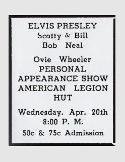 Today in 1955, #Elvis performed at the #American Legion Hut, Grenada, #Mississippi. More on this day at buff.ly/3ODfMA5⚡️ #elvispresley #s #graceland #elvisaaronpresley #elvisforever #elvispresleyfans #presley #elvisfans #elvisfan #rocknroll #memphis #tcb #theking