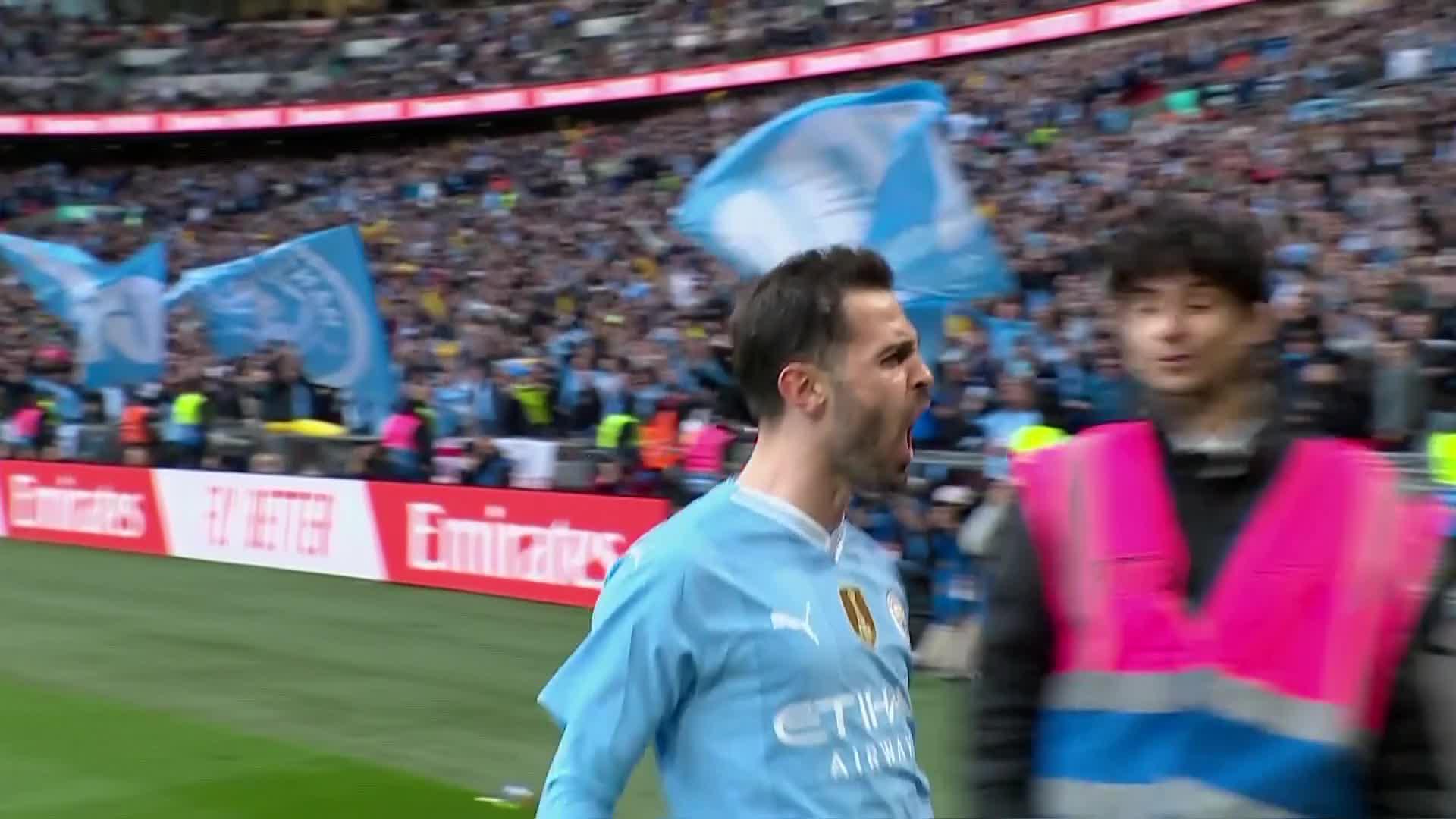 Bernardo Silva is a man for the big moments for Man City