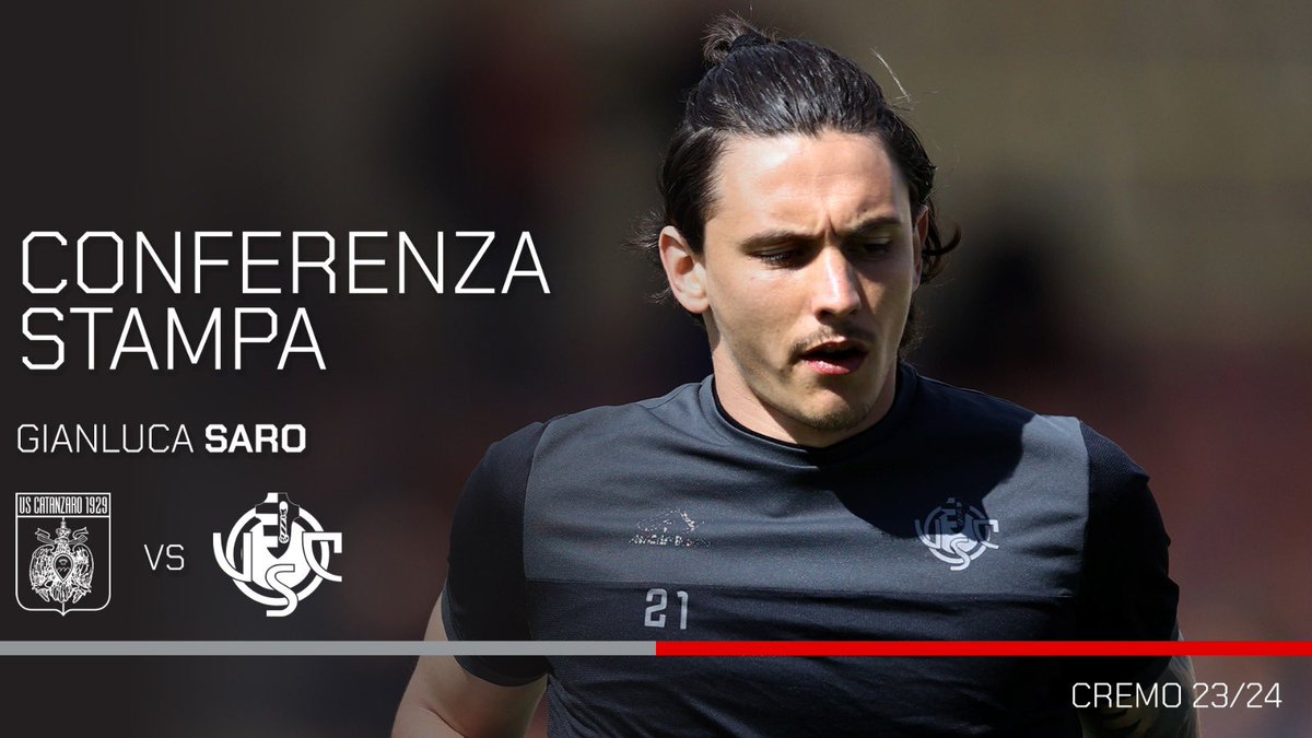 🎙️🩶❤️ Gianluca #Saro “Buona partita su un campo difficile. Continuiamo a crederci” Il video e le parole 👉 uscremonese.it/gianluca-saro-… #AmarsiAncora #forzagrigiorossi #DaiCremo #SerieBKT #Cremonese #CatCre #CatanzaroCremonese