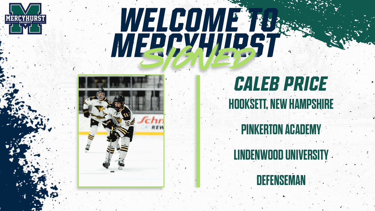 Signed✍️ Caleb Price is coming to Erie from Lindenwood University! Welcome to Mercyhurst! ☘️ #HurstAthletics