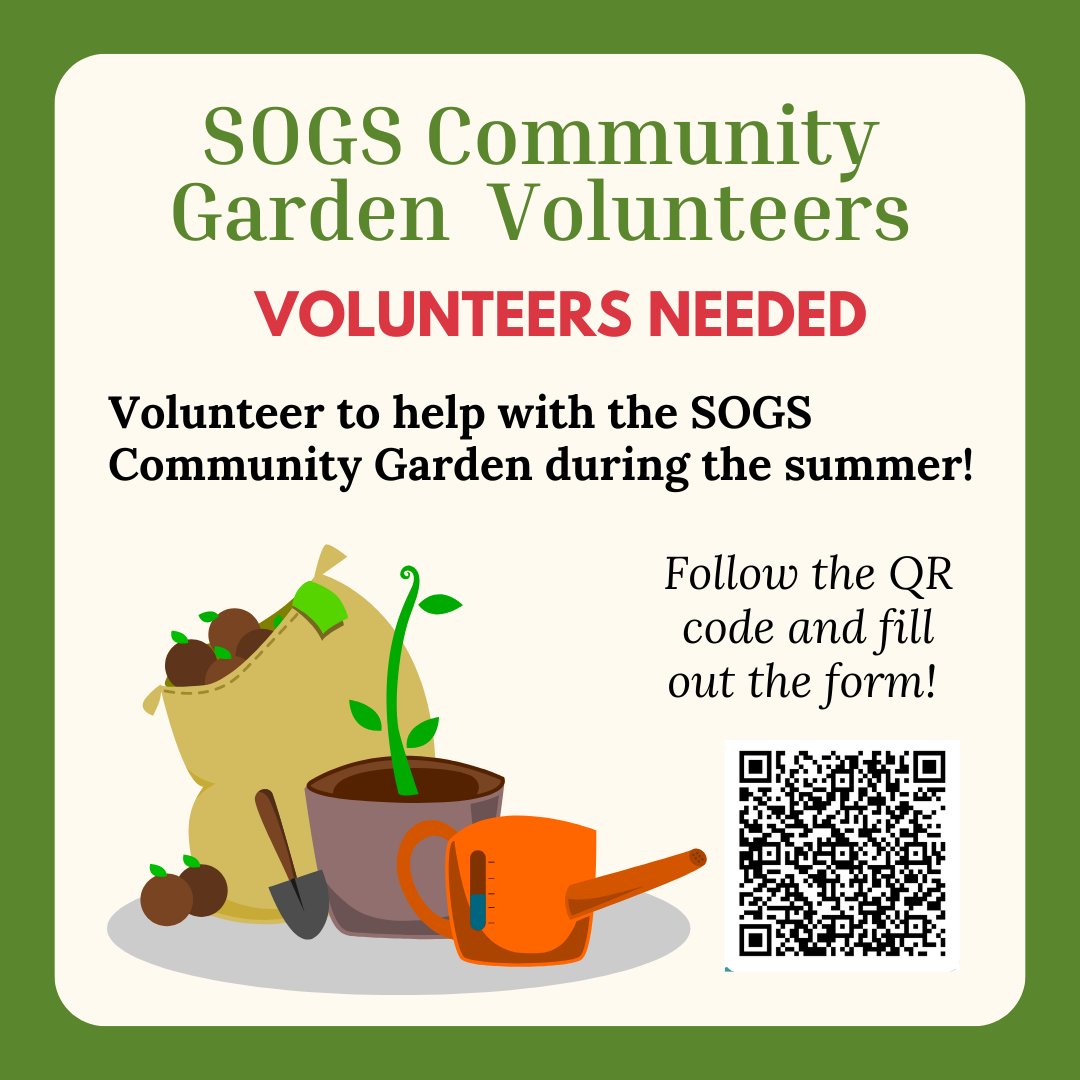 📣 The SOGS Sustainability Committee is looking for VOLUNTEERS to help tend the SOGS garden plots in the #WesternU Community Garden. If you want to grow your own harvest or you want to create a community around gardening, this is the place to be! ✍️ ow.ly/SSPr50RjoV4