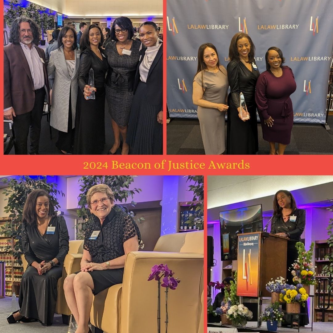 Kudos to our Executive Director Capri Maddox, awarded Friends of L.A. Law Library's prestigious Beacon of Justice Award along with Professor Laurie Levenson, a legal shining star. Congratulations! We're proud to serve under Capri’s leadership to make #LAforAll.