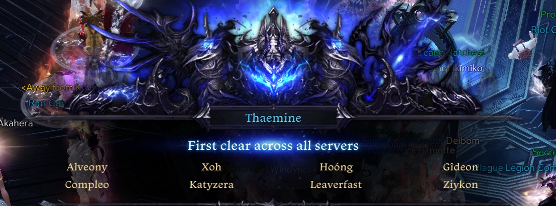 THAEMINE THE FIRST MODE CLEARED IN EUC!! #LostArk

1 HOUR AND 7 MINUTES INTO THE RACE.