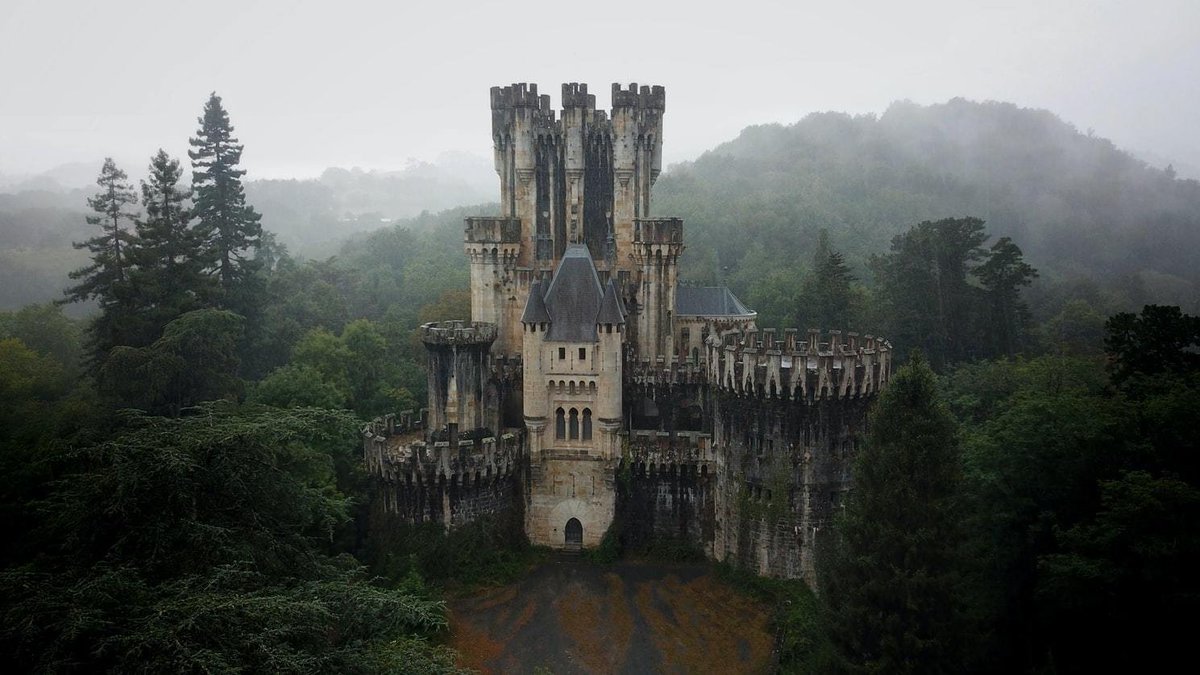 Butrón Castle, located in Gatika, province of Biscay, northern Spain Photograph by Tony Findeisen