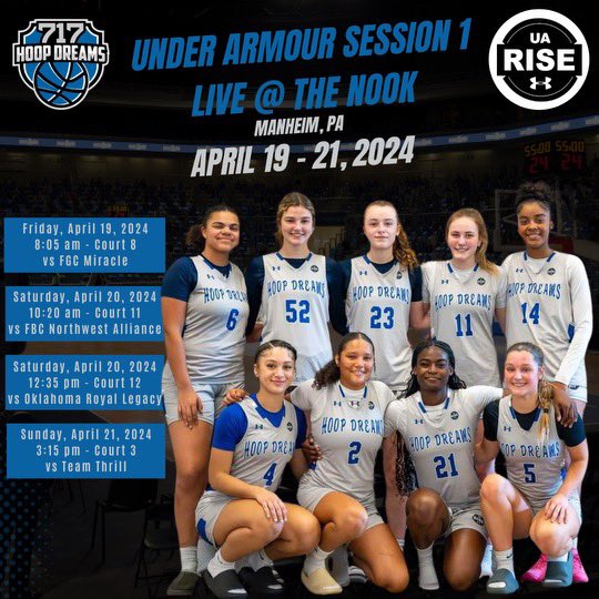 17 UA Rise 2-0 for the day. 5-0 for the weekend. One more game to go on Sunday. Thanks to all the coaches who came over to check out our girls.