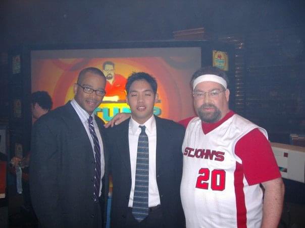 Alan Hibino (@ahibino) on Twitter photo Not the best pic of me here…I was mid-blink! (and after a humbling defeat) An amazing experience being on Stump the Schwab. This was after the 2nd of my two appearances on the show. Stuart Scott and The Schwab couldn’t have been nicer. RIP <a href="/howieschwab/">Howie Schwab</a> Not the best pic of me here…I was mid-blink! (and after a humbling defeat) An amazing experience being on Stump the Schwab. This was after the 2nd of my two appearances on the show. Stuart Scott and The Schwab couldn’t have been nicer. RIP <a href="/howieschwab/">Howie Schwab</a>