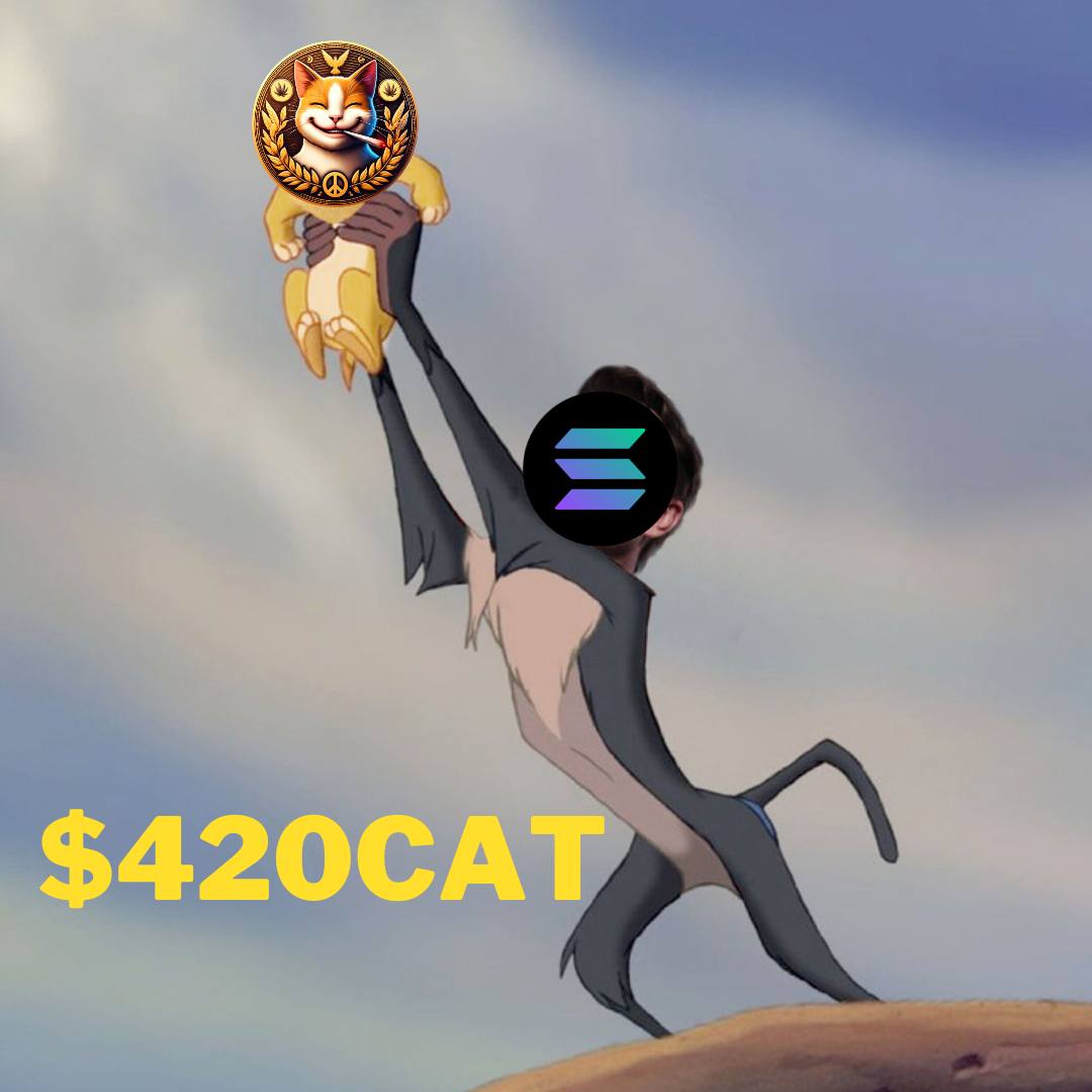 420solcat's tweet photo. The highest cat in town is here! 🚀🚀
#MeowMeowPass
$420CAT on SOL is now live! 🐈

Buy it here 👉 https://t.co/isMDhwFJZj
CA: ChnnNJFppnc2Pb8NBZchMEQqjpKRtqLGY2comAzA4SvL
TG: https://t.co/8Ed7HHE5ks https://t.co/EQg0ipfMAc