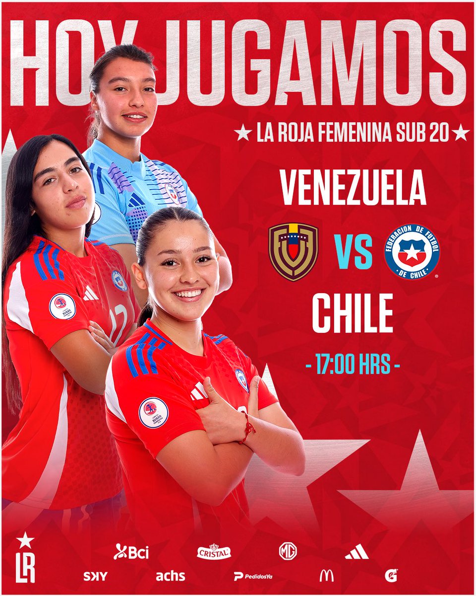 ¡HOY ES #LaRojaFemSub20! 🇨🇱🔥 Última fecha de la Fase de Grupos del CONMEBOL Sudamericano Femenino Ecuador 2024 🏆 ¡VAMOS POR LA CLASIFICACIÓN, MUCHACHAS! ⭐️ 🔜 🇨🇱🆚🇻🇪 🕧 17:00 🏟️ Estadio Modelo Alberto Spencer, Guayaquil 📺 Directv y NTV #SomosLaRoja