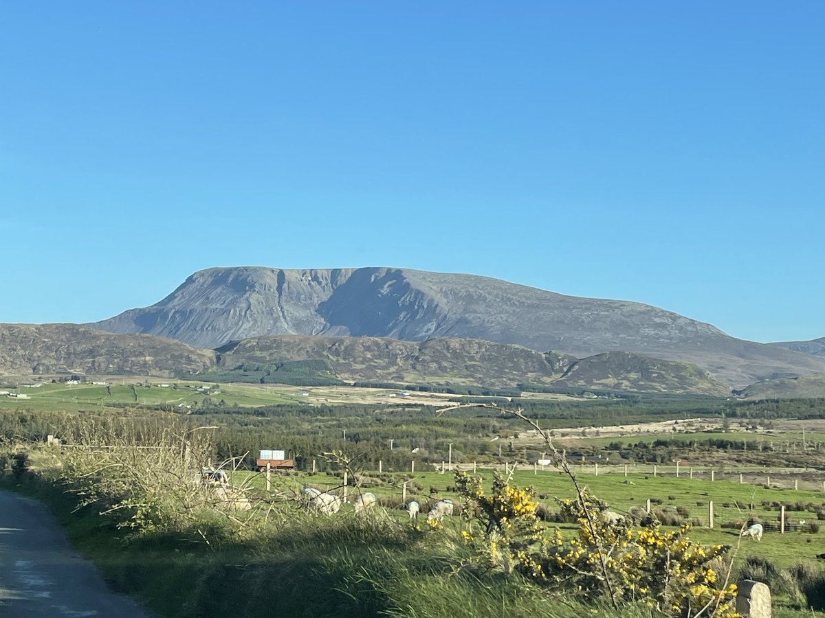 Muckish looking beautiful this evening. ⁦@welovedonegal⁩ ⁦@ThePhotoHour⁩ ⁦@wildatlanticway⁩ ⁦@WAWHour⁩ ⁦@DiscoverIreland⁩ ⁦@DiscoverDonegal⁩ ⁦@idonegal_⁩ ⁦⁦@visit_donegal⁩