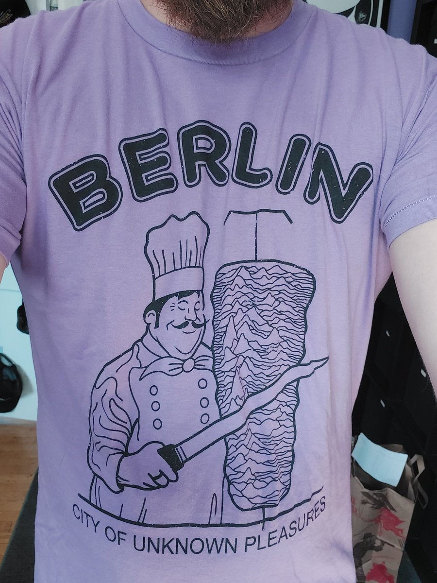 Day 348 of a different shirt every day until I run out Picked up this amazing shirt at Core Tex Records in Berlin