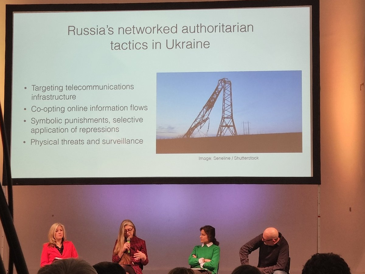 'Local populations often serve for authoritarian states to test and iterate on new surveillance tools that are then applied abroad in political conflict.' Fascinating to learn shared lessons from Russia, Gaza and Azerbaijan listening to @arzugeybulla @tanyalokot @disruptberlin