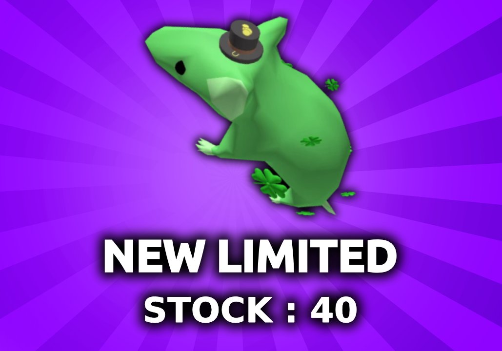🚨NEW FREE LIMITED🚨
Name : Lucky Rat
Creator : @SlippyRBX
Stock : 40
Game Link : roblox.com/games/16364220…
Item Link : roblox.com/catalog/172224…
Follow For New Roblox News! 🌟
#RobloxUGC #ROBLOX #RobloxDev #RobloxFreeUGC #RobloxLimitedUGC #FreeUgc