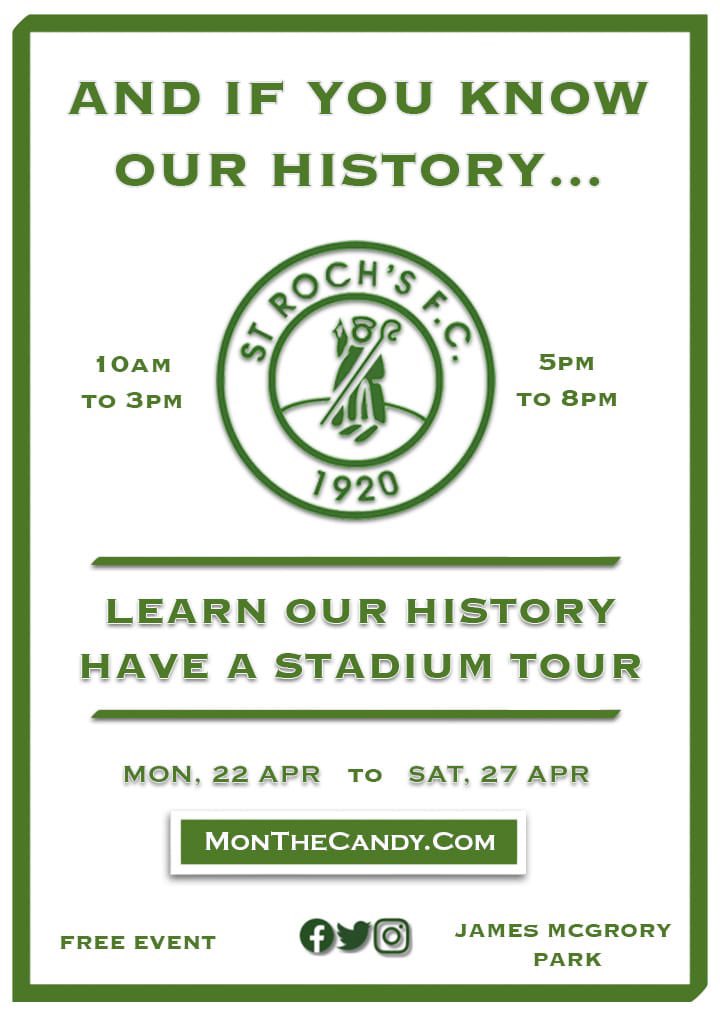 If you know our history ..⚽️ Get along and enjoy the tour Cmon Candy 🍭 👊🏻💚