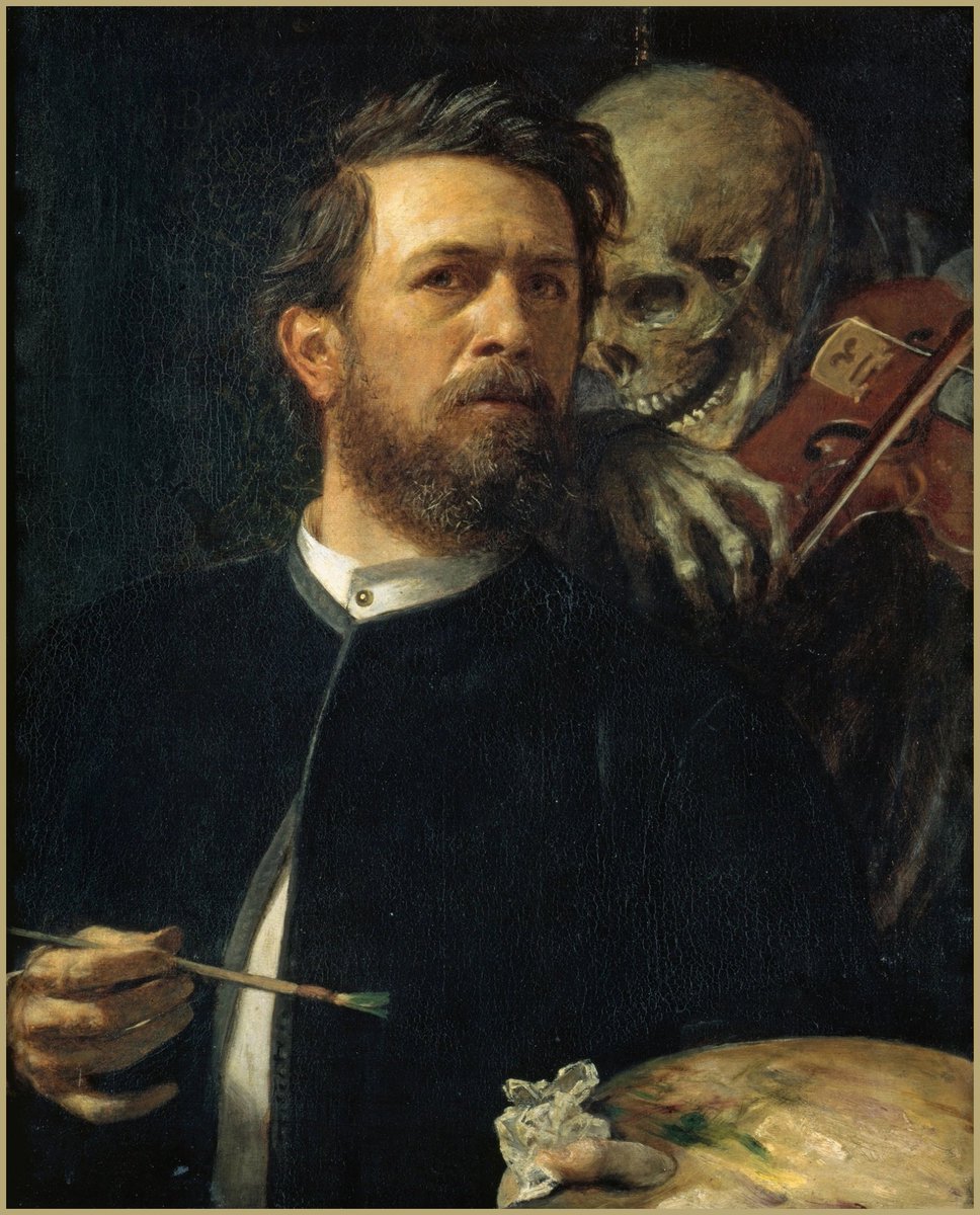 Self-Portrait with Death Playing the Violin

 Arnold Böcklin (1827-1901)
 
 1872
 
 Canvas, oil

 75 x 61 cm
 
 Old National Gallery (Berlin)