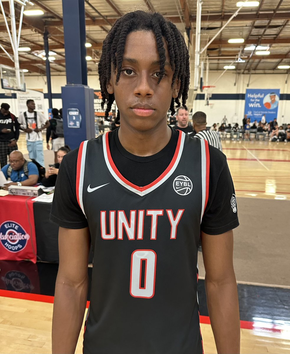 It was a nuclear scoring outing for five-star guard Brandon McCoy (@g0beezy) of @Arizona_Unity. He showed the full arsenal in this one, scoring from all three levels and getting any shot he wanted at any time. #WestMania